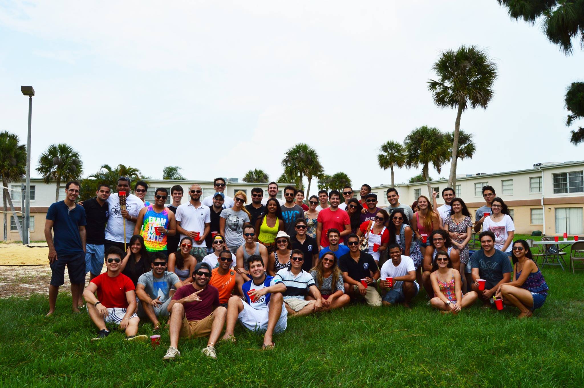 me and a couple of friends making a Brazilian BBQ in one of many sunny days in Florida